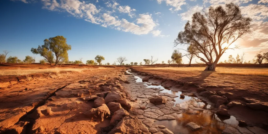 Realistic Midjourney Landscape - Aussie Outback