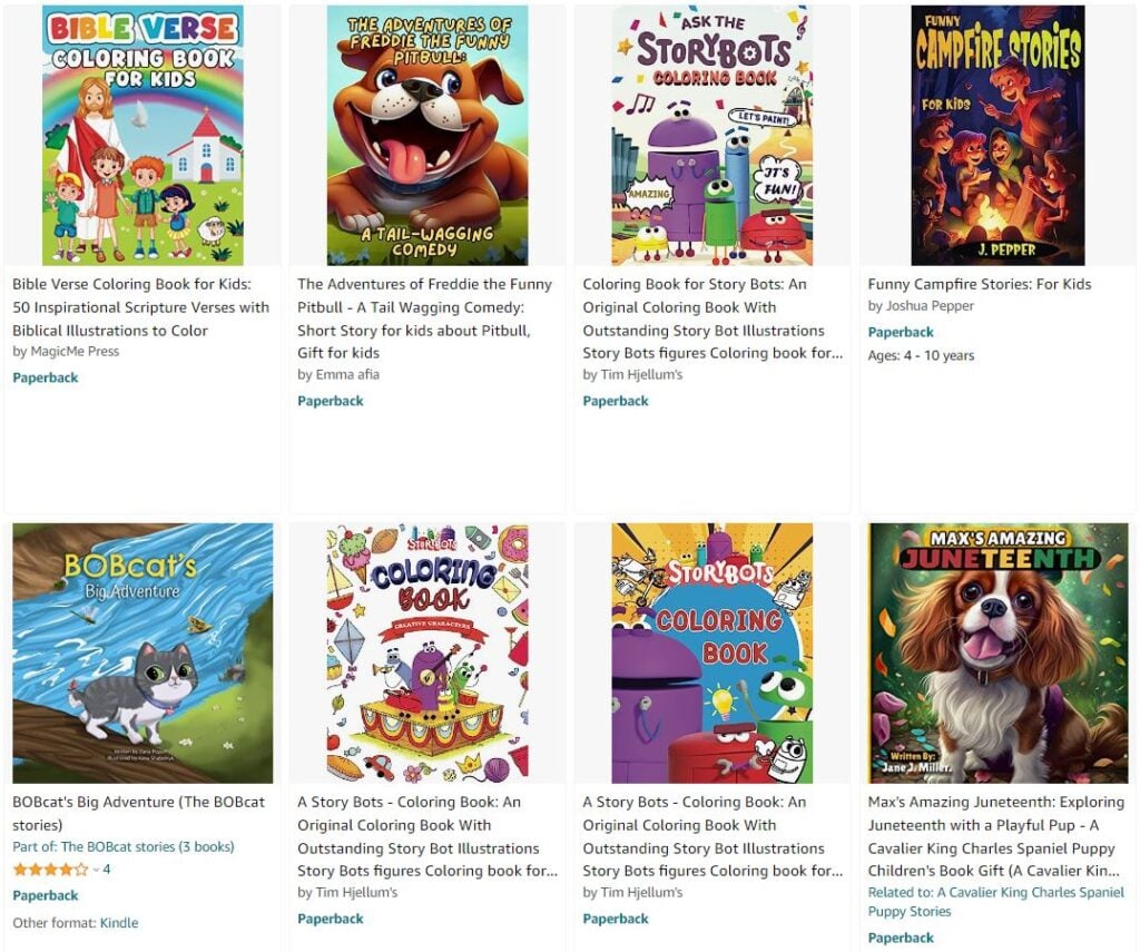 Amazon KDP Kids Books
