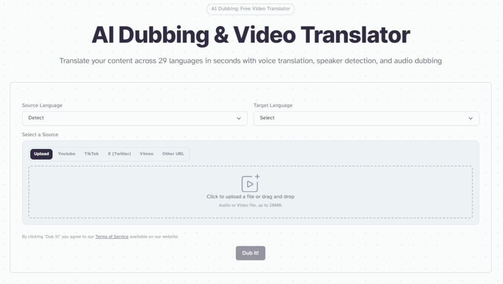 ElevenLabs Dubbing and Video Translator GUI
