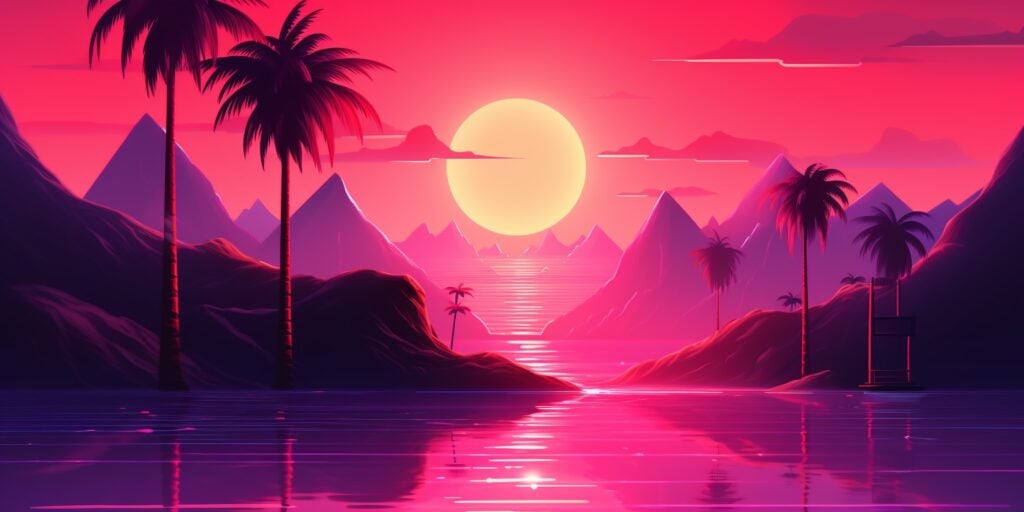 Neon sunrise
