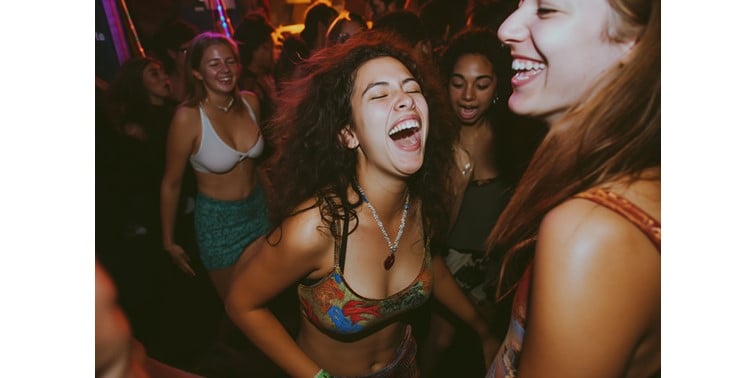 Nightclub Photography Midjourney Image