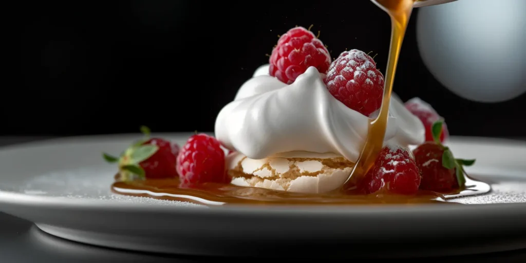 Midjourney generated image of pavlova desert