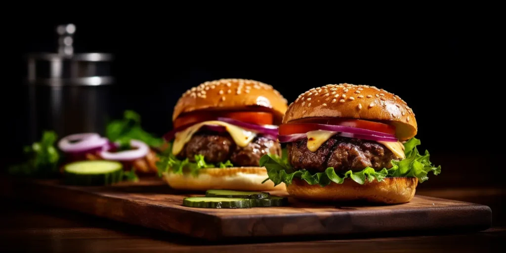 Midjourney Burgers