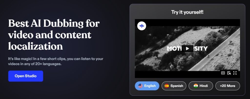 Speechify AI Dubbing Suite GUI