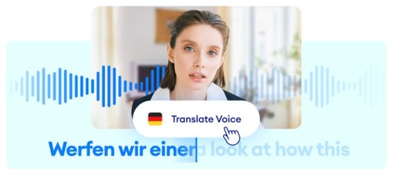 Veed AI Dubbing and Translation GUI