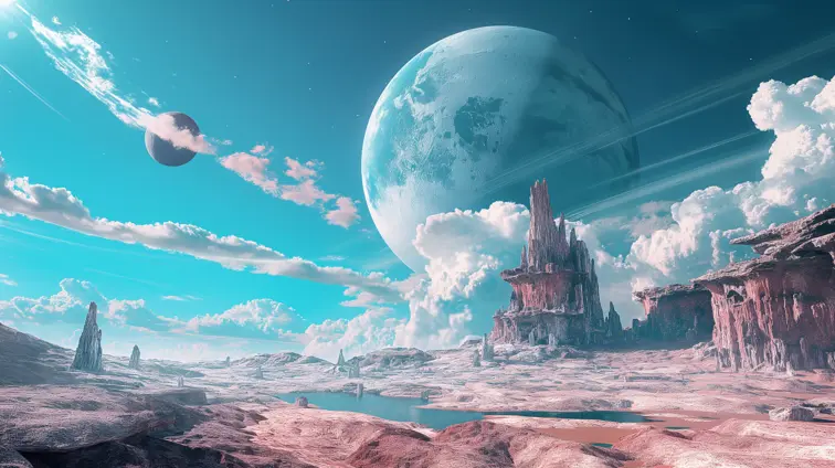 Worldly landscape post The singularity